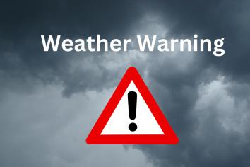 Flying debris warning issued by police