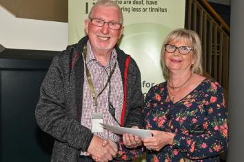 Omagh man recognised for 20 years volunteering with RNID