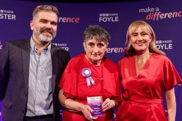 Rouskey's Bridie honoured with 'Good Neighbour Award' as Tyrone shines at Make a Difference Awards
