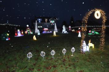 Seskinore family lights up the community for charity for second year running