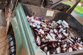 Farmers&nbsp;forced to clean-up 'dangerous' fly-tipping waste at rural Seskinore