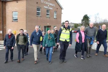 Bishop continues his Lenten fundraising walks in Omagh
