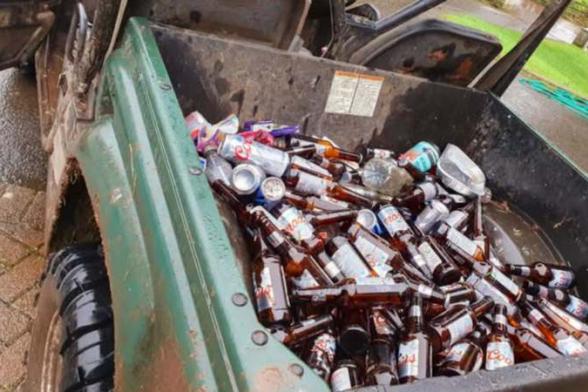 Farmers&nbsp;forced to clean-up 'dangerous' fly-tipping waste at rural Seskinore