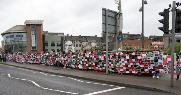 Palestine solidarity vigil in Omagh
