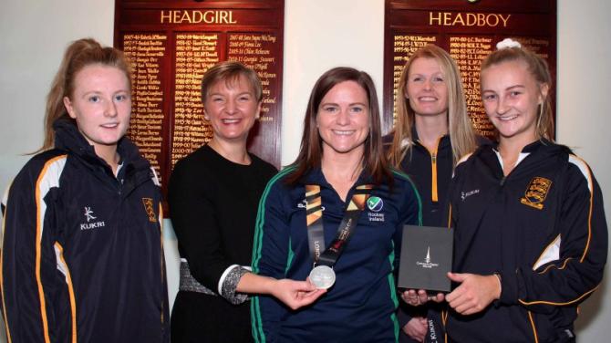 Academy give heroine's welcome home to World Cup medallist and former pupil Shirley