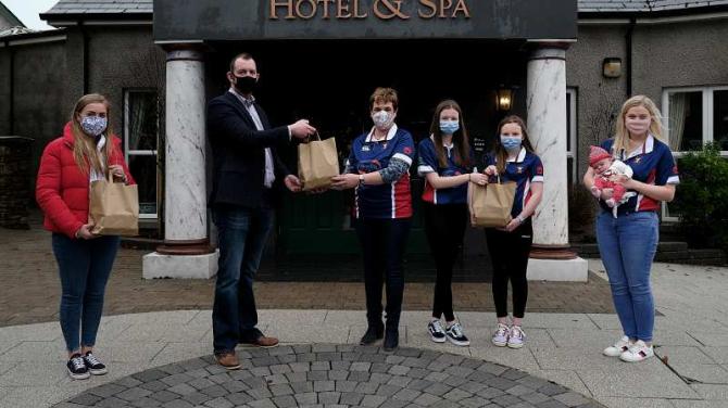 Seskinore YFC delivers 500 meals over festive period