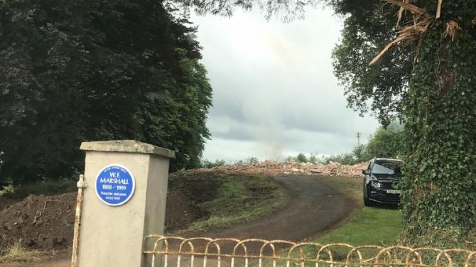 Historic Sixmilecross residence of famous preacher and poet demolished