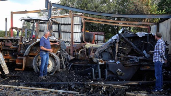 Family heartbroken after shed of farm machinery destroyed in arson attack