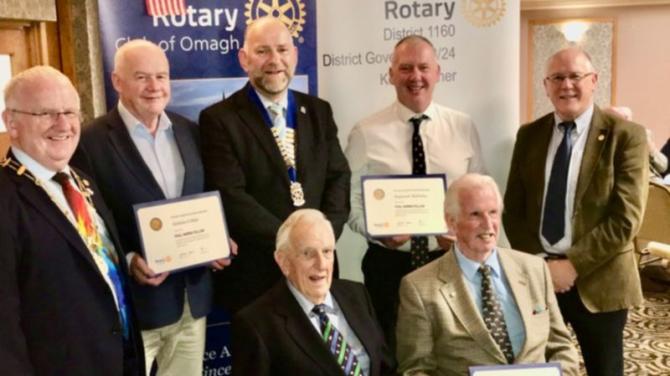 Rotary Club honours local people for dedicated contribution to community life