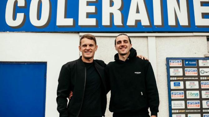 Glackin extends his stay with Coleraine