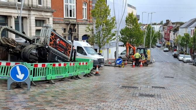Omagh businesses warn of challenges as gas works hit town trade
