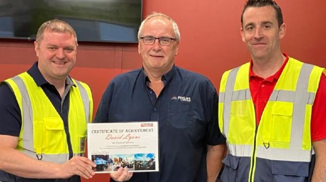 Sixmilecross man retires from Finlay firm after 45 years