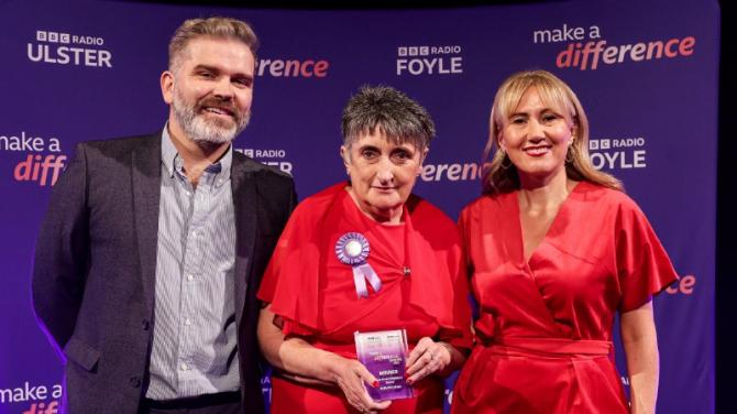 Rouskey's Bridie honoured with 'Good Neighbour Award' as Tyrone shines at Make a Difference Awards