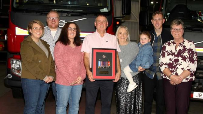 End of an era as Omagh's Willie Clements hangs up his fire helmet after 33 years of service