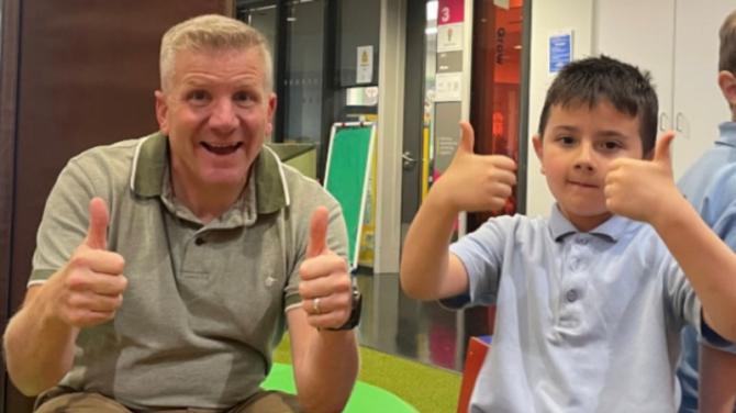 NI Commissioner for Children and Young People pays a visit to Arvalee School