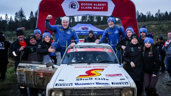 Barrett and Noble secure an impressive second at the Roger Albert Clark Rally
