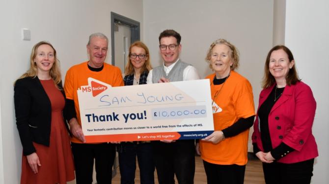 Omagh author donates &pound;10,000 to MS Society in tribute to his mother and wife