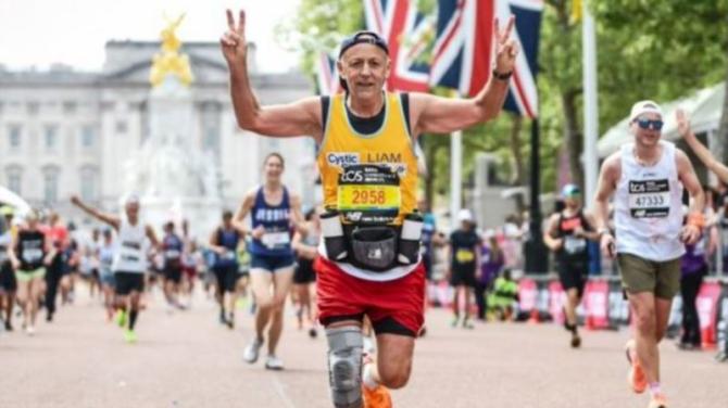 Castlederg man takes on another London Marathon for Cystic Fibrosis