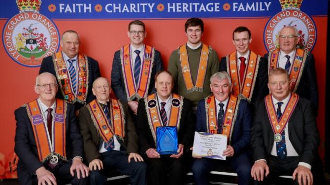 'Kirlish Chosen Few' crowned County Tyrone Lodge of the Year