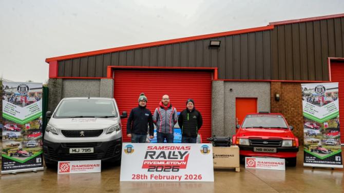 Samsonas Motorsport confirmed as headline sponsor for Fivemiletown Rally