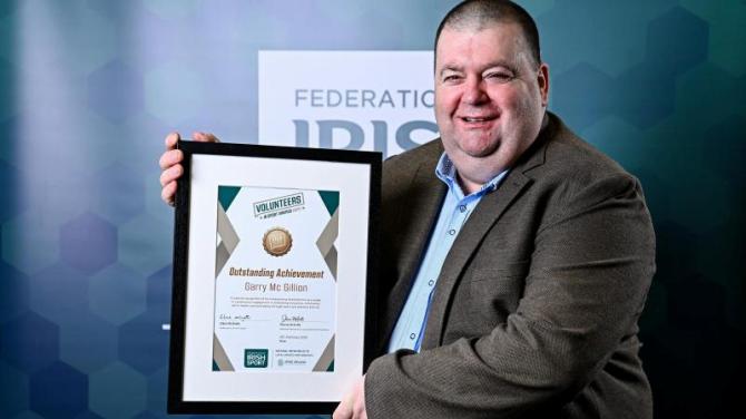 Omagh boxing stalwart honoured with national award