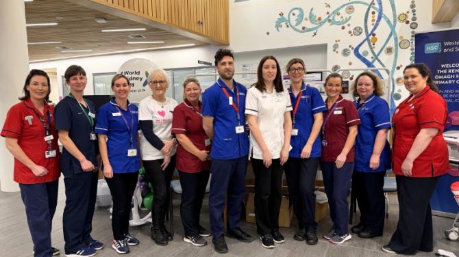 Omagh's Renal Team supported World Kidney Day
